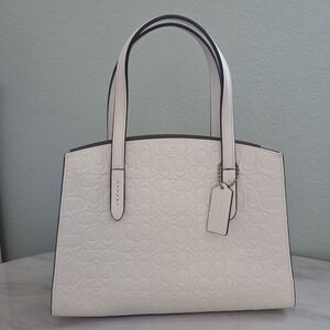 Coach Charlie Carryall In Signature Leather Bag